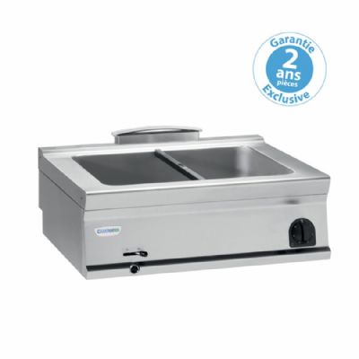 Bain-marie GN2/1 gaz  poser - Gamme 700 - BM8G7