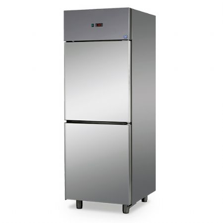 Armoire rfrigrateur professionnelle 600 litres en inox avec 2 portes 0/+10C