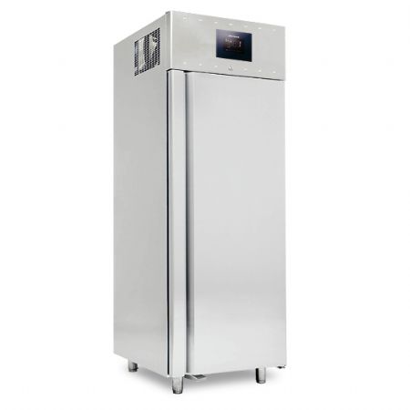 Armoire rfrigrateur professionnelle 700 litres en inox statique pour poisson 0/+5C isolation 85 mm - WiFi