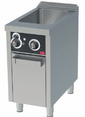 Bain marie lectrique professionnel sur placard avec porte 4 kW - 400x750x880 mm