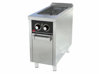 Bain marie lectrique professionnel sur placard avec porte 3 kW - 400x930x880 mm