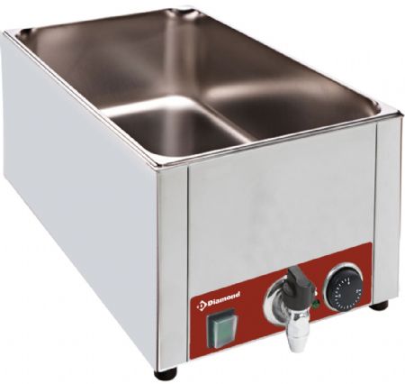 Bain Marie de table lectrique GN 1/1 - 150 mm + robinet