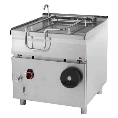 Sauteuse  bascule pour cuisines professionnelles manuelle lectrique cuve 80 l fond en inox