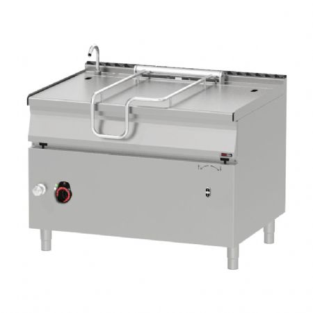 Sauteuse  bascule pour cuisines professionnelles auto cuve 120 l fond en inox