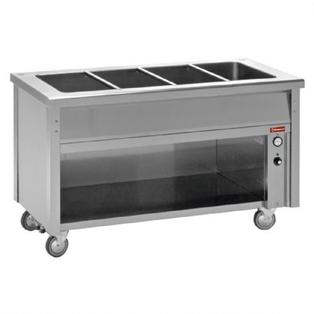 Elment bain-marie sur armoire ouverte 3 GN 1/1 1200x700x900 mm