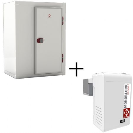 Chambre froide avec groupe négative -10C -25C - 1390x1390x2190 Chambre froide avec groupe négative -10C -25C - 1390x1390x2190