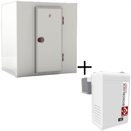 Chambre froide avec groupe professionnelle -10°C / -25°C isolation 80 mm - 1990x1990x2190 mm Chambre froide avec groupe professionnelle -10°C / -25°C isolation 80 mm - 1990x1990x2190 mm