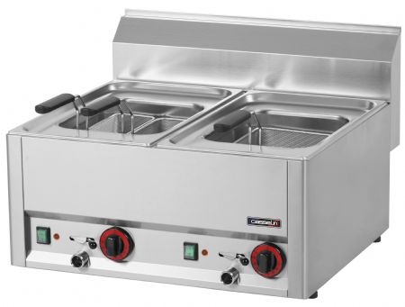 Cuiseur lectrique professionnel  ptes inox 2x8 litres - 658x609x436 mm