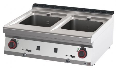 Cuiseur  ptes inox professionnel lectrique 2x16 litres - 800x700x330 mm