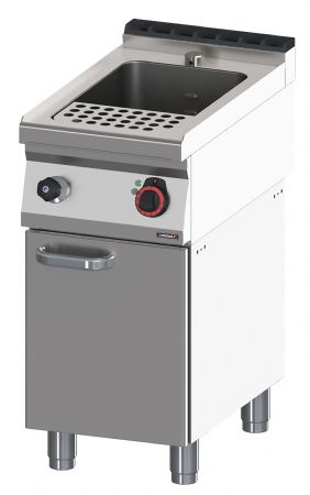 Cuiseur professionnel  ptes lectrique inox avec soubassement 23 litres - 400x700x900 mm