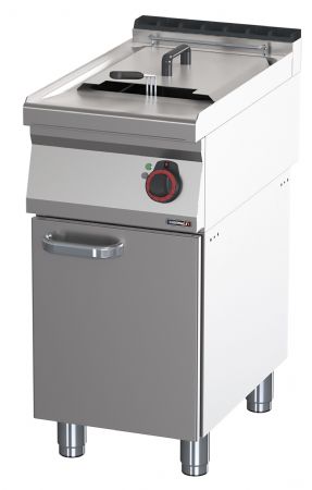 Friteuse lectrique sur coffre professionnelle avec soubassement 17 litres - 400x700x900 mm