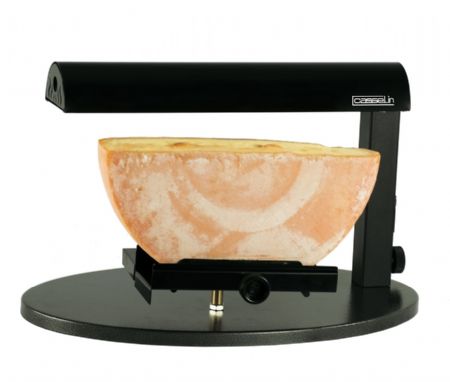 Appareil  raclette avec une demi-meule en inox - 520x320x310 mm