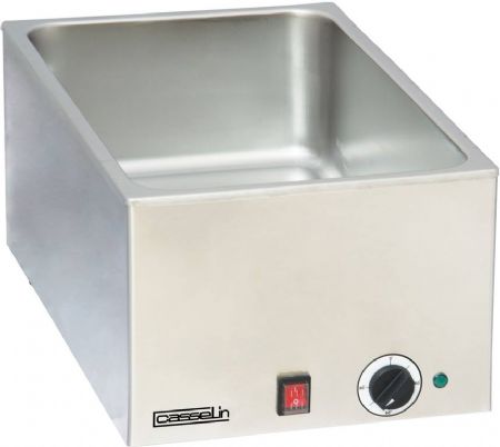 Bain-marie de table inox GN 1/1 - 338x540x248 mm