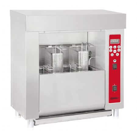 Cuiseur  ptes lectrique inox  poser avec 1 cuve de 8 litres et 4 paniers