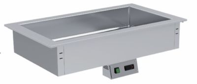 Cuve bain marie  eau encastrable 1 GN 1/1-150 - 465x646x215 mm