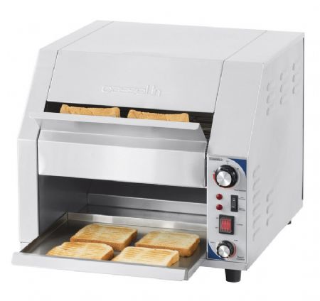 Toasteur en inox convoyeur large 600 t/h- 465x570x413 mm