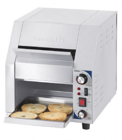 Toasteur en inox convoyeur small 600 t/h - 363x570x410 mm