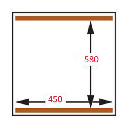 Machine sous-vide, double chambre 450x580xh235 mm. - 63 m3/h 1075x890x1040 mm