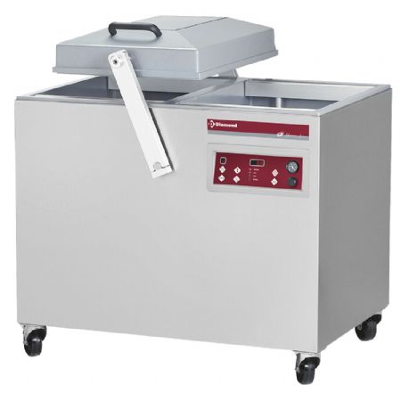 Machine sous-vide, double chambre 450x580xh235 mm. - 63 m3/h 1075x890x1040 mm