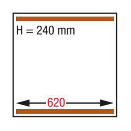 Machine sous-vide, double chambre 620x500xh240 mm. - 100 m3/h 1500x895x1150 mm