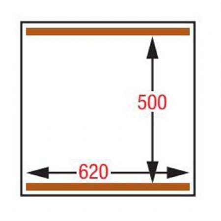 Machine sous-vide, double chambre 620x500xh240 mm. - 100 m3/h 1500x895x1150 mm