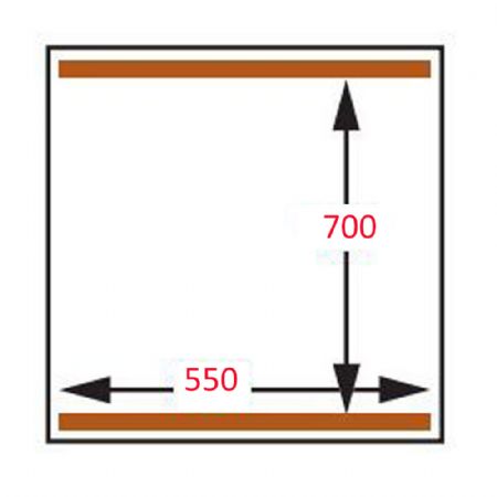 Machine sous-vide, double chambre 550x700xh235 mm. - 100 m3/h 1270x1020x1040 mm