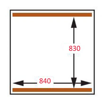 Machine sous-vide, double chambre 840x830xh250 mm. - 250 m3/h 1985x1215x1170 mm