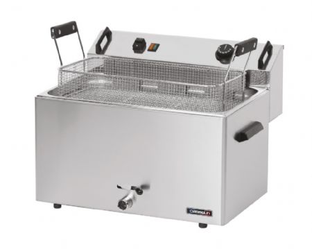 Friteuse  beignets lectrique en inox 16 litres - 540x450x370 mm