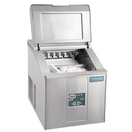 Machine  glaons de comptoir en inox 15kg/24hr - 365x420x415 mm