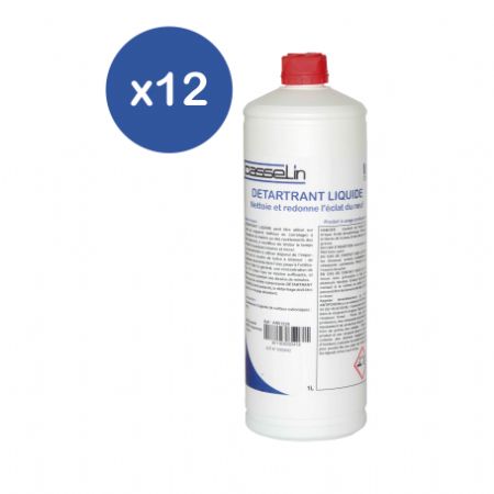 Lot de 12 dtartrants liquides 1 litres