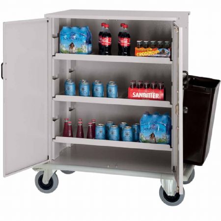 Chariot ferm pour remplissage minibars 1000x640x1250 mm