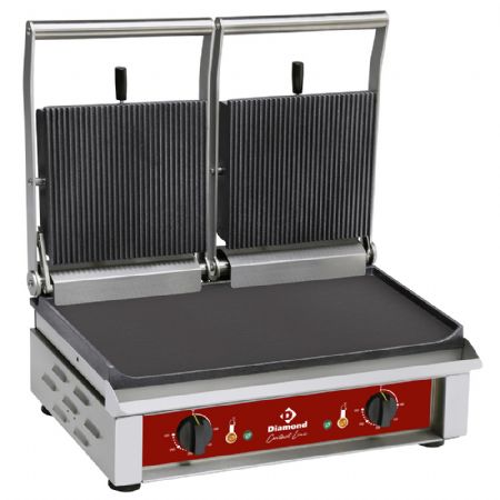 Grill de contact DOUBLE plaques mailles 4 kW