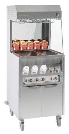 Poste de salage inox chauffe sauce 600 de longueur