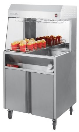 Poste de salage inox avec grille de 9 rangs grande taille - 800x700x1600 mm