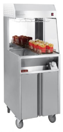 Poste de salage inox avec grille de 9 rangs petite taille - 600x700x1600 mm