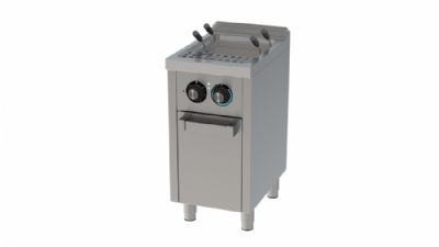 Cuiseur  ptes lectrique sur placard avec porte 1 cuve 25 litres - 6 kW - 400x600x880 mm