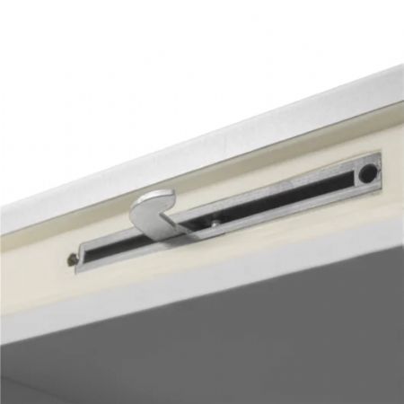 Panneaux de chambre froide 120 mm avec sol en inox et porte de 850 mm de large - 2400x2700x2200 mm