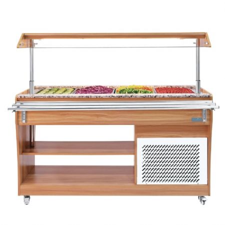 Buffet-bar central rfrigr longueur 1490 mm - 1490x766x1338 mm