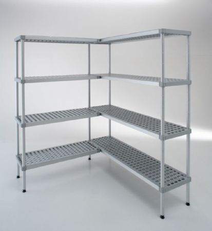 tagre rayonnage inox en U conu pour chambre froide CRNF2430