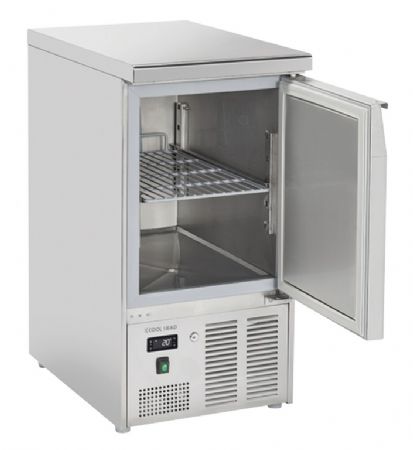 Saladette rfrigre conomique 1 porte GN1/1 inox 101 L - 450x700x887 mm