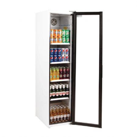 Refroidisseur  bouteilles Slimline noir 300 L - 448x680x1900 mm