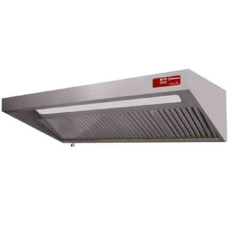 Hotte complte (7/7-1500 M3/h) 120 Pa, clairage, variateur, 2 filtres 1000x900x460