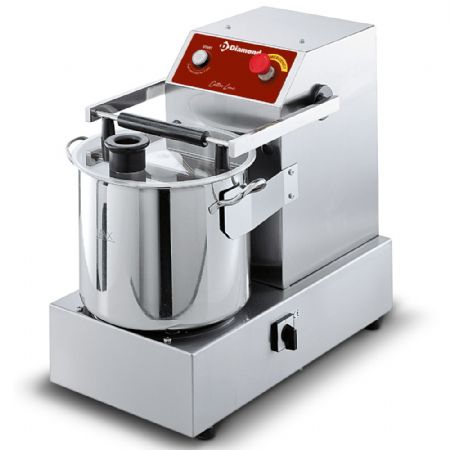 Cutter inox, 15 Lit, de table, 2 vitesses 380x610x530/700 mm