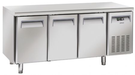 Table rfrigre inox avec 3 portes - 1800x700x850 mm