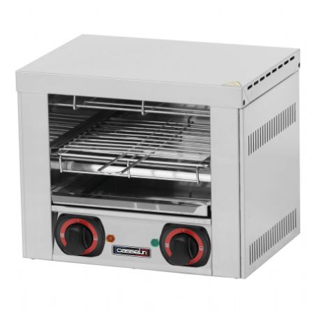 Toasteur inox professionnel simple avec 2 pinces - 348x274x288 mm