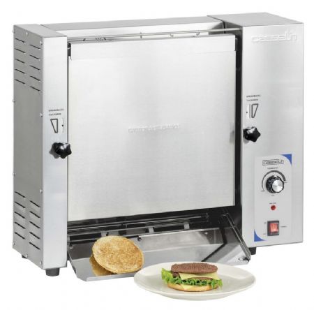 Toasteur en inox vertical 600 burger - 650x320x570 mm