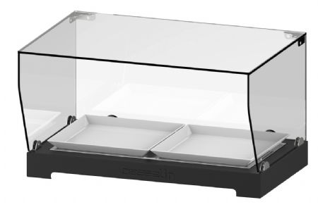 Vitrine buffet rfrigre avec 2 plaques eutectiques - 680x460x395 mm