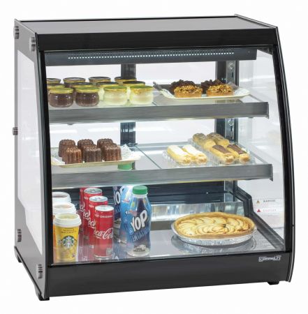 Vitrine rfrigre 156 litres avec 4 tagres en verre R290 - 702x595x754 mm