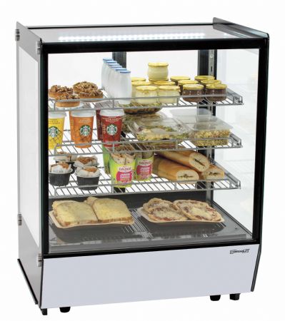 Vitrine rfrigre inox encastre libre-service 145 litres - 704x585x887 mm