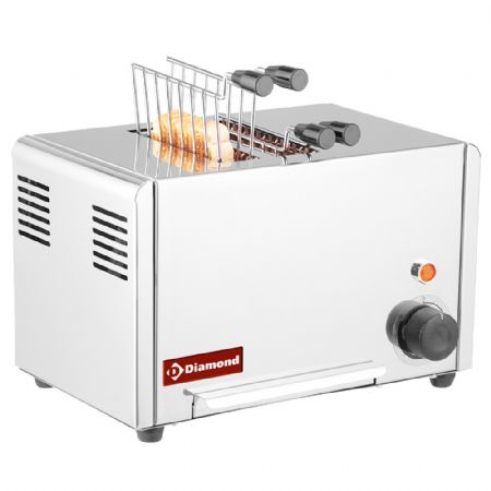 Toaster (croque-monsieur) lectrique 2 pinces - Acier inox.